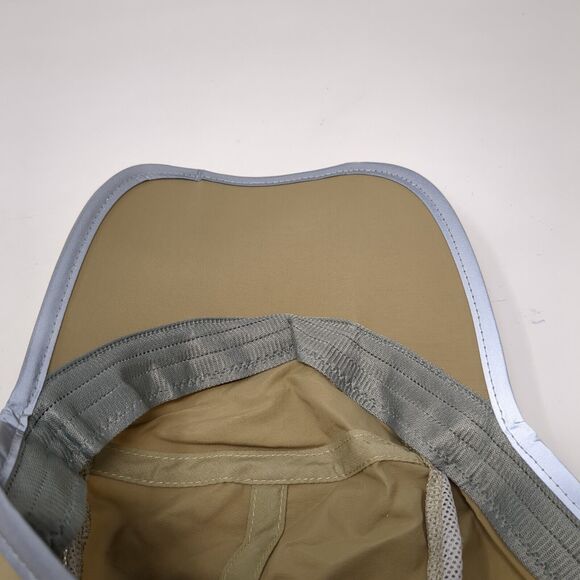 Unbranded Strapback 5 Panel Cap Tan One Size Adjustable Breathable Mesh Blank - Picture 7 of 8